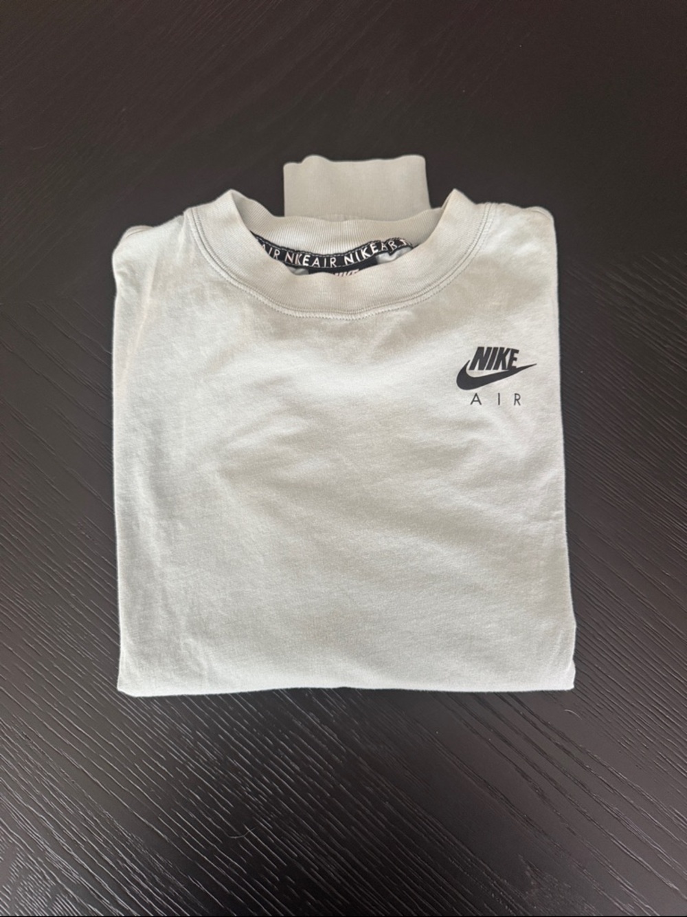 Nike Air Crewneck long sleeve in light blue with Black Logo